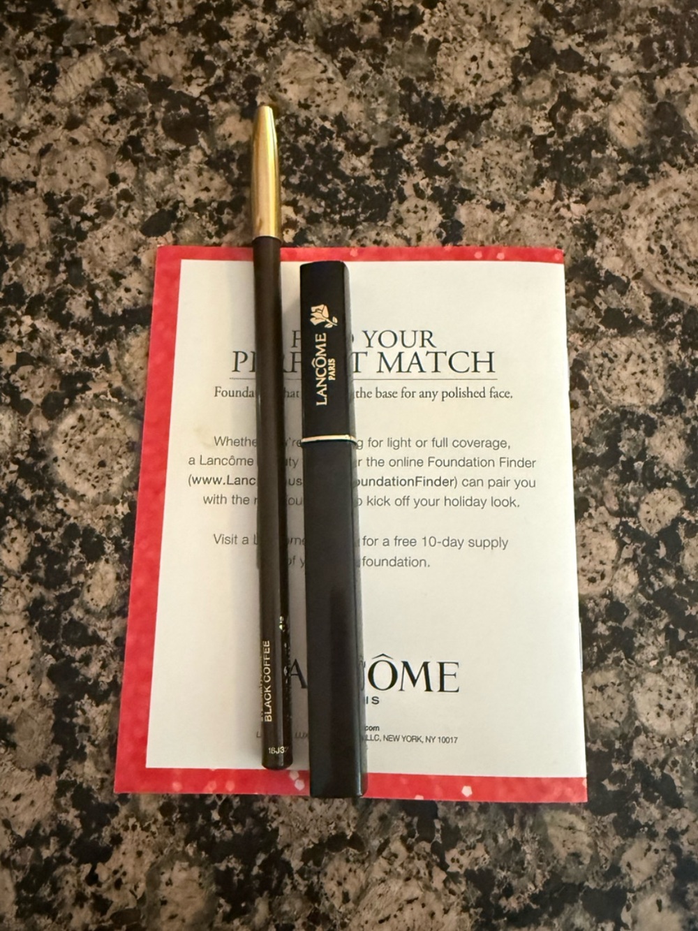 NWOT Lancome Black Definicils Mascara & Le Crayon Khol Black-Brown Eyeliner Set